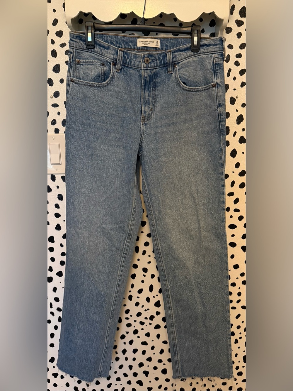 Abercrombie & Fitch 90s Straight Mid Rise Jeans